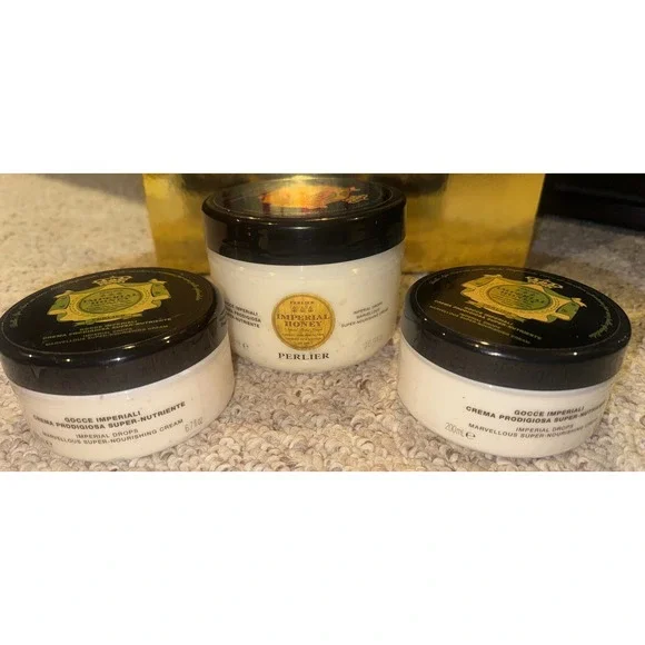Perlier Imperial Honey Royal Elixir 10pc Set Bath Body Cream Serum Italy NEW/OS - Picture 5 of 15